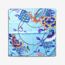 【風呂敷】ケモノデ 大判 ターコイズ | 京友禅