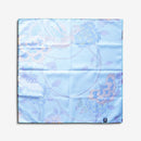 【風呂敷】ケモノデ 大判 ターコイズ | 京友禅