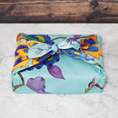 【風呂敷】ケモノデ 大判 ターコイズ | 京友禅