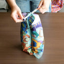 【風呂敷】ケモノデ 大判 ターコイズ | 京友禅