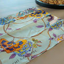 【風呂敷】ケモノデ 大判 ターコイズ | 京友禅