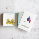 【ピアス】tint パンジー 菊花 | 京友禅