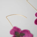 【ピアス】tint パンジー ピンク | 京友禅 | Morphosphere