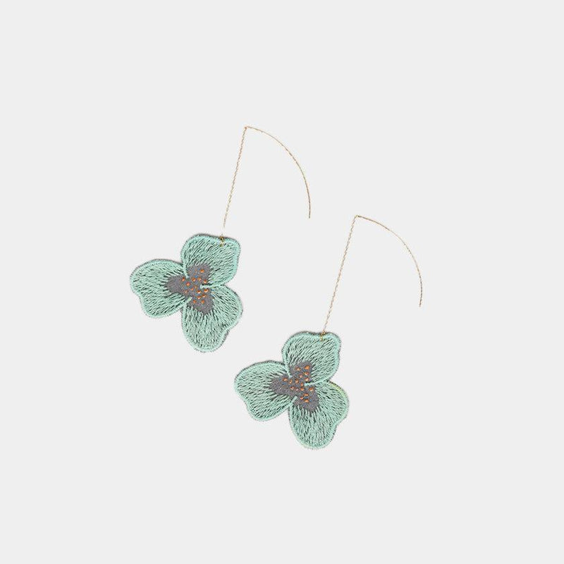 【ピアス】tint パンジー 八重桜 薄荷 | 京友禅 | Morphosphere