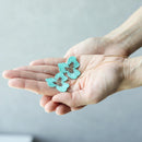 【ピアス】tint パンジー (S) 薄荷 | 京友禅 | Morphosphere