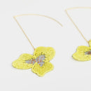 【ピアス】tint パンジー (S) 月光 | 京友禅 | Morphosphere