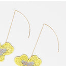 【ピアス】tint パンジー (S) 月光 | 京友禅 | Morphosphere