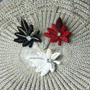 【ブローチ】tint リーフ 三度黒 | 京友禅 | Morphosphere