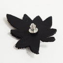 【ブローチ】tint リーフ 三度黒 | 京友禅 | Morphosphere