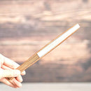 【扇子】箔図 氣 白 焼き煤竹 7寸 | 京扇子 | 米原康人