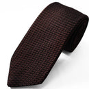 【手織り】KUSKA ガルザタイ (ダークブラウン)