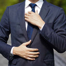 【手織り】KUSKA 丹後ジャカードタイ (ネイビー)