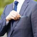 【手織り】KUSKA 丹後ジャカードタイ (ネイビー)