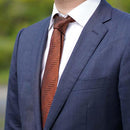 【手織り】KUSKA 丹後ジャカードタイ (オレンジ)