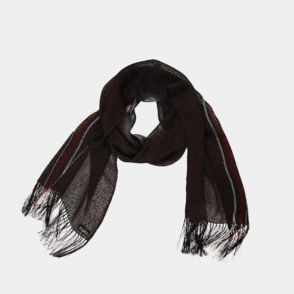 【手織り】KUSKA ラインストール (ブラウン)