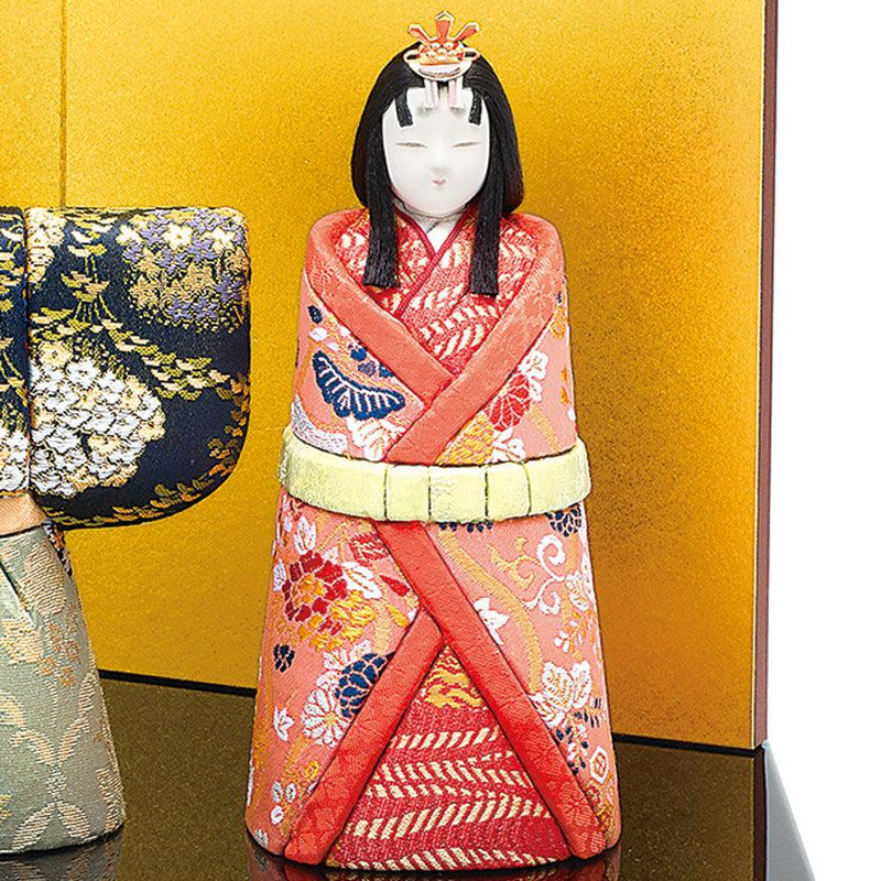 【木目込み人形】真多呂人形 彩明立雛セット