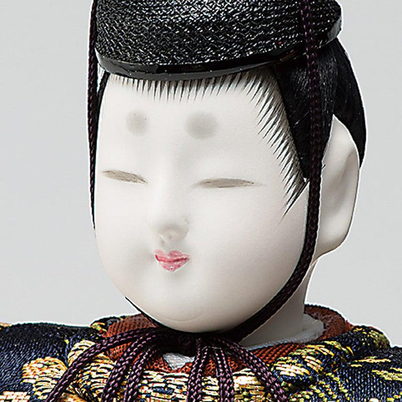 【木目込み人形】真多呂人形 彩明立雛セット