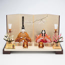 【木目込み人形】真多呂人形 親王飾り 光