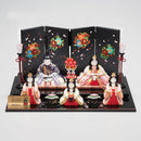 【木目込み人形】真多呂人形 五人飾り 葵