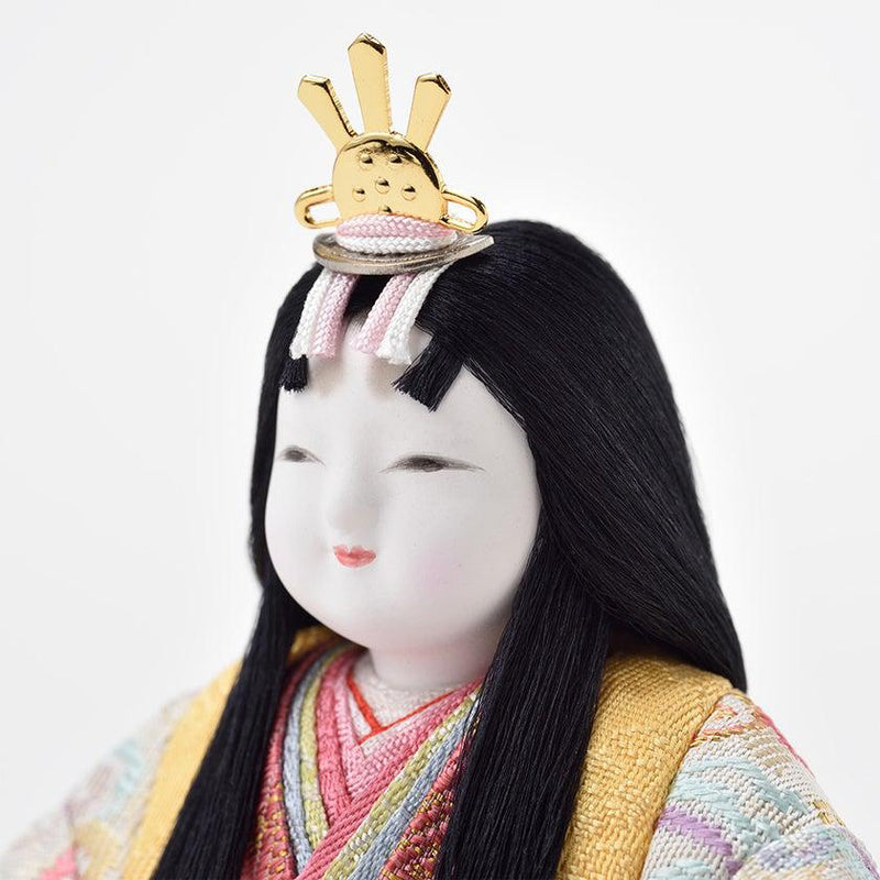 【木目込み人形】真多呂人形 五人飾り 葵