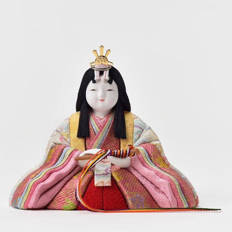 【木目込み人形】真多呂人形 五人飾り 葵