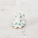 【置物】九谷焼コラボ Tanutanu 花 (ブルー) オス | 信楽焼