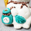 【置物】九谷焼コラボ Tanutanu 古九谷風 (イエロー) メス | 信楽焼