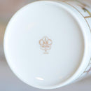 【磁器】大倉陶園 「うまくゆく 回転木馬」ブルー マグカップ