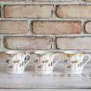 【磁器】大倉陶園 「うまくゆく 回転木馬」ピンク マグカップ