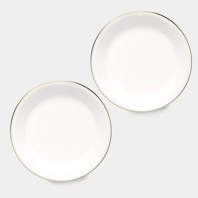 【磁器】大倉陶園 ゴールドライン 11cm小皿 ペアセット