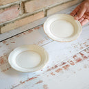 【磁器】大倉陶園 ゴールドライン 14cmプチケーキ皿 ペアセット