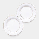 【磁器】大倉陶園 ゴールドライン 14cmプチケーキ皿 ペアセット