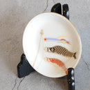 【磁器】大倉陶園 五歳時記シリーズ 11cm小皿絵替り（5枚揃）