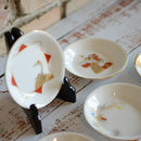 【磁器】大倉陶園 五歳時記シリーズ 11cm小皿絵替り（5枚揃）