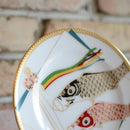 【磁器】大倉陶園 鯉のぼり 20cm飾り皿