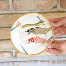 【磁器】大倉陶園 鯉のぼり 20cm飾り皿