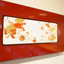 【磁器】大倉陶園 陶額 「唐獅子と宝づくし」