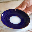 【磁器】大倉陶園 大倉陶園100周年記念ブルーローズ カップ＆ソーサー