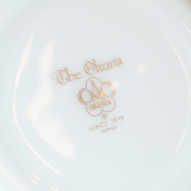 【磁器】大倉陶園 The Okura ホワイトマスターピース カップ&ソーサー