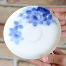 【磁器】大倉陶園 ブルーローズ モーニングカップ＆ソーサー