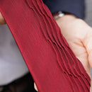 【西陣織】Nekado プリーツタイ ヘリンボーン レッド