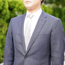 【西陣織】Nekado プリーツタイ ヘリンボーン ピンク