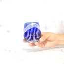 【グラス】ienomi 白蛇 -haku ja- (青)｜切子