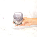 【グラス】ienomi 白蛇 -haku ja- (紫)｜切子