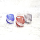 【グラス】ienomi 白蛇 -haku ja- (紫)｜切子