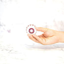 【ぐい呑】凛然 -rin zen- (赤)｜切子