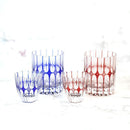 【ぐい呑】凛然 -rin zen- (赤)｜切子