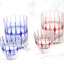 【ぐい呑】凛然 -rin zen- (赤)｜切子