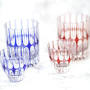 【ぐい呑】凛然 -rin zen- (青)｜切子