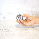 【ぐい呑】菊七宝 -kiku shippo- (紫)｜切子